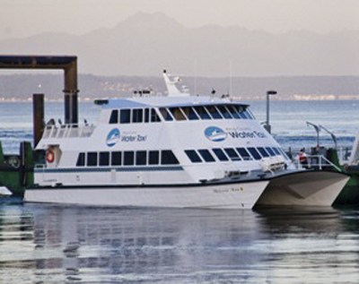 The Melissa Ann is the foot ferry that serves the Vashon-downtown Seattle route.