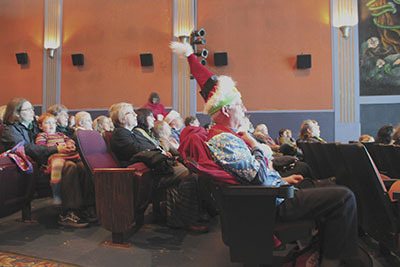 Islanders gather for the annual Christmas singalong.