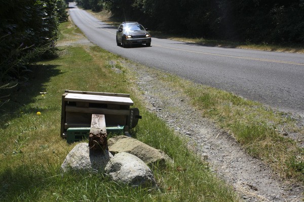 Several mailboxes were knocked over or bashed on 115th Avenue S.W. last weekend.