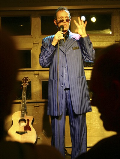 David Godsey performs in The Church of Great Rain.