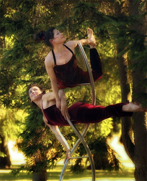 Lynelle Sjoberg and Leah Mann perform at last year’s Open Air event.