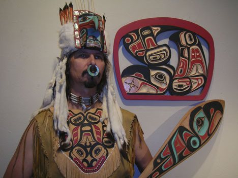 Odin Lonning is a Tlingit artist who lives on Vashon.