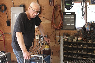 David Erue in his studio.