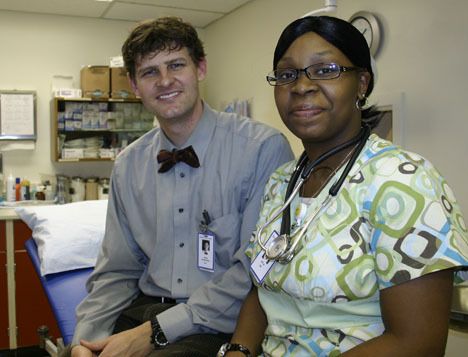 Dr. Jeffrey HansPetersen and Shyla Jackson have joined the staff at the Vashon Health Center.