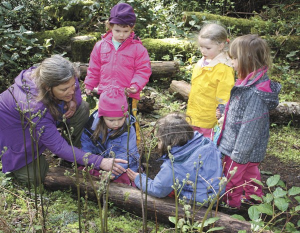 Children at Cedarsong Forest Kindergarten