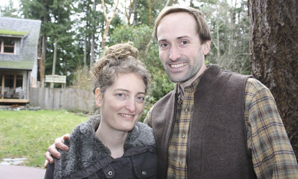 Lisa Hasselman and Chris Hedgpeth found a quiet spot on Vashon.