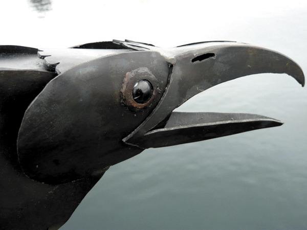 A detail from a sculpture by Gunter Reimnitz