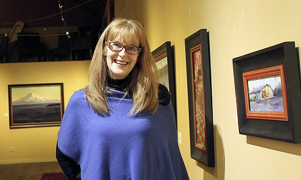 Pam Ingalls has shown her oil paintings at the Hardware Store Restaurant for 10 years.