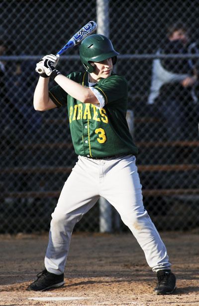 Junior Matt Dick gets ready to swing on Friday.