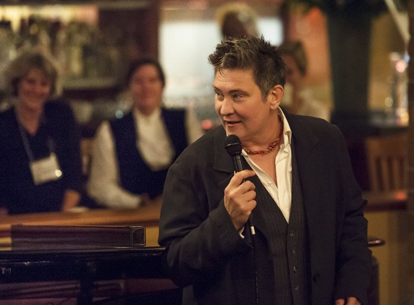 K.D. Lang wows the crowd on behalf of Vashon Community Care at The Hardware Store Restaurant. For additional photos