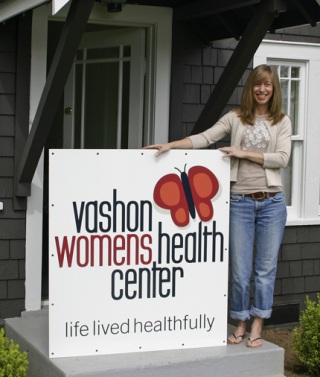 Kimberly Scheer will open a new women’s health center in town next week. The center will offer drop-in care for teens as well.