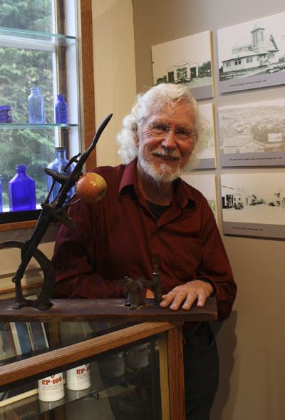 Gordon Millar displays a favorite peeler.