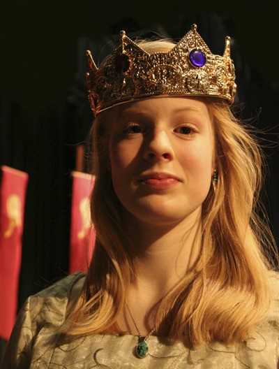 Anna Rose Warren is one start of Vashon High School’s production of “Camelot.”