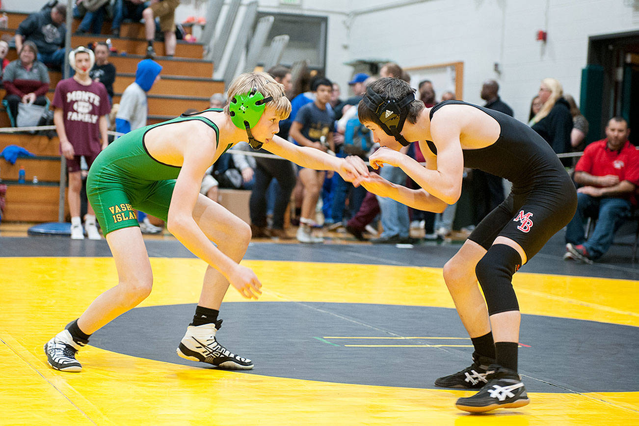 Pirate wrestlers compete at annual Rock Tournament