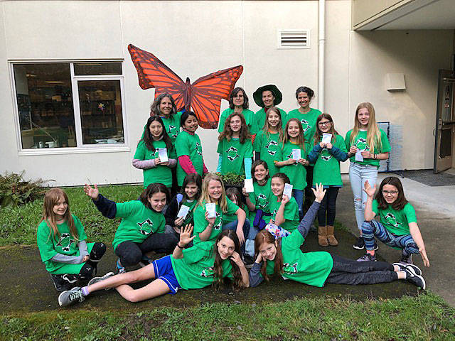 The Chautauqua Elementary School Green Team will host an Earth Day event on Friday. The team made packets of pollinator seeds for every student at the school (Courtesy Photo).