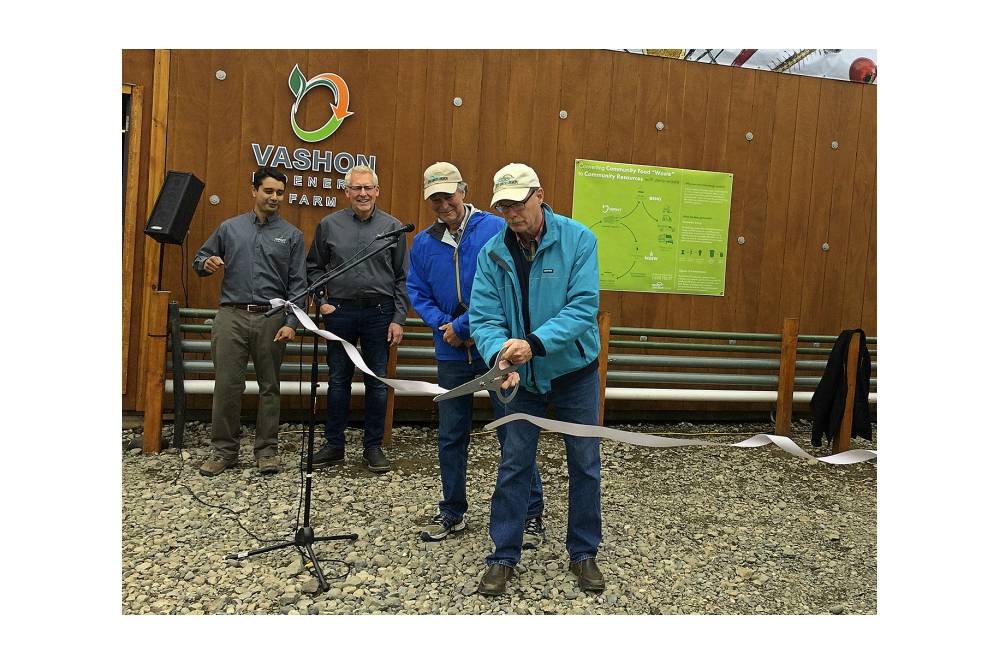 Island anaerobic digester unveiled