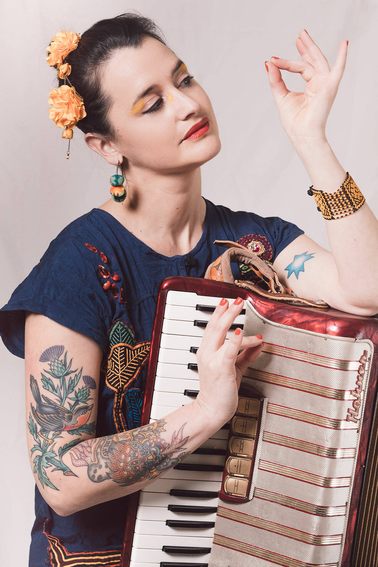 Courtesy Photo
Pascuala Illabaca, a composer, singer, accordionist and pianist, will perform with her band, Fauna, on 7:30 p.m. Thursday, June 30, at Vashon Center for the Arts.