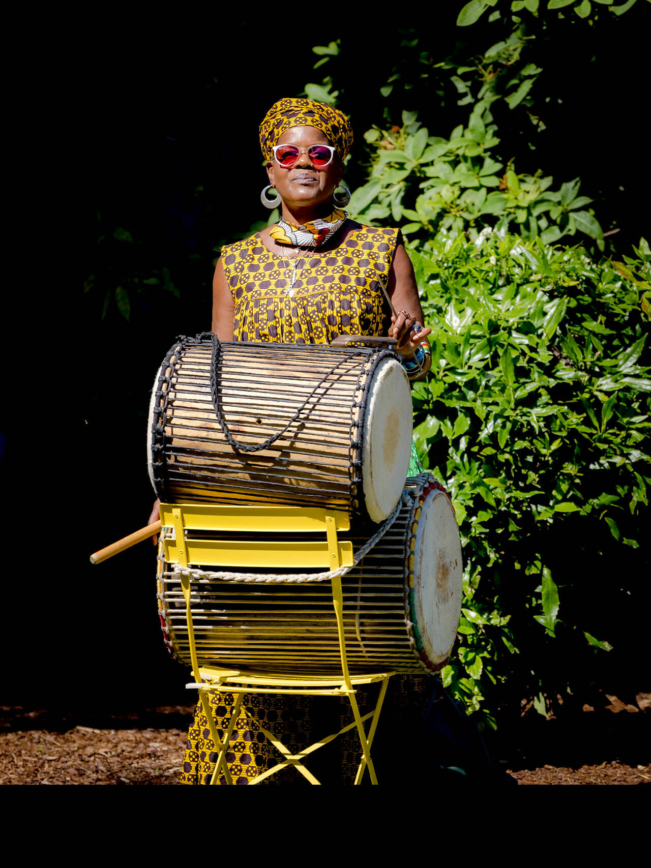 A community drum circle facilitated by Sumayya Diop, and the premiere of a new interactive sculpture by Ela Lamblin, will kick off a weekend of performances, workshops and activities for “Indicator Species.” (Adam Collet Photo)