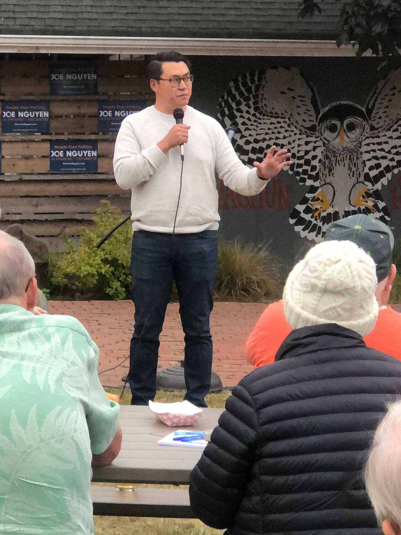 Sen. Joe Nguyen spoke on Vashon last week. (Courtesy Photo)