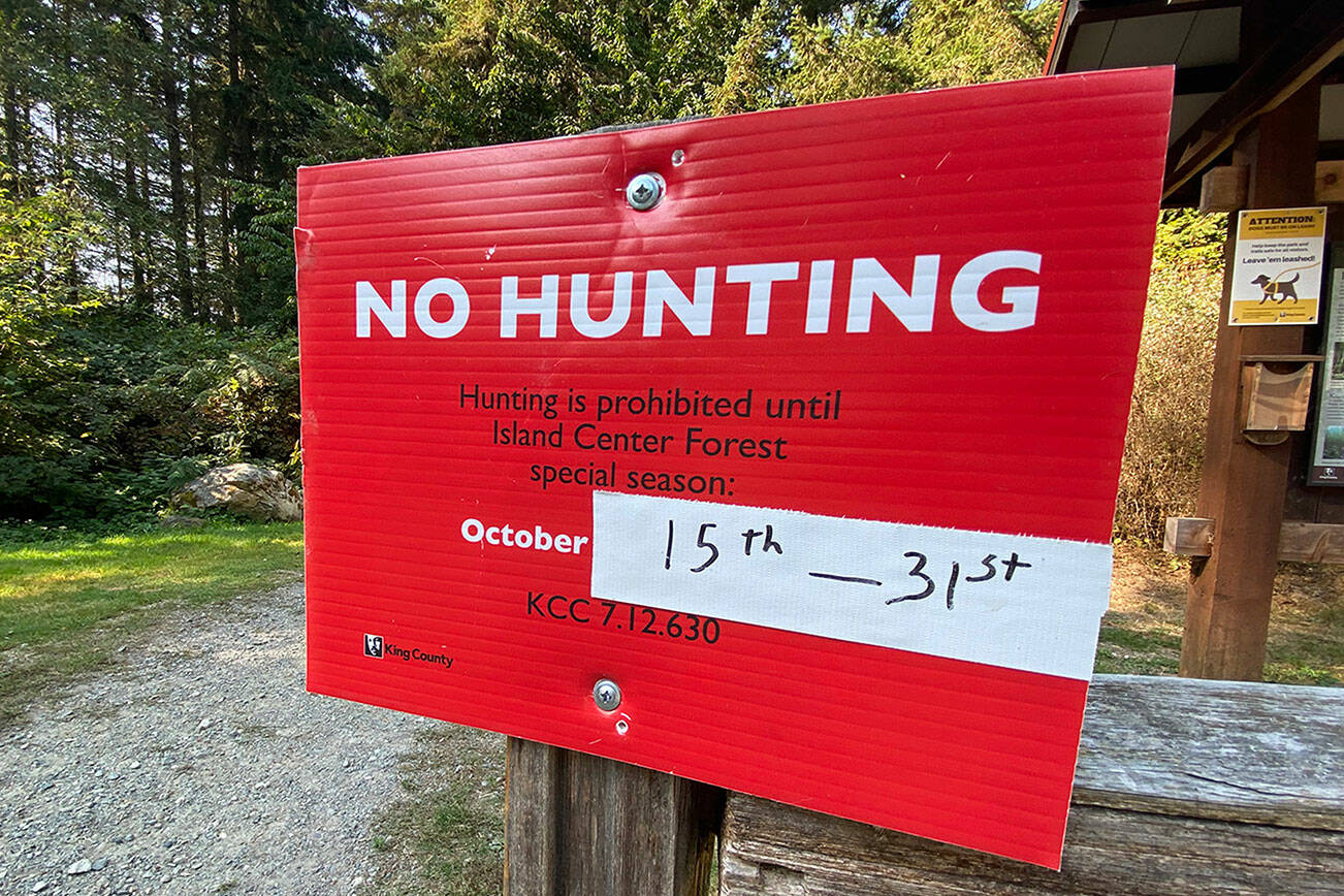 Brief hunting season closes Island Center Forest | Vashon-Maury Island ...