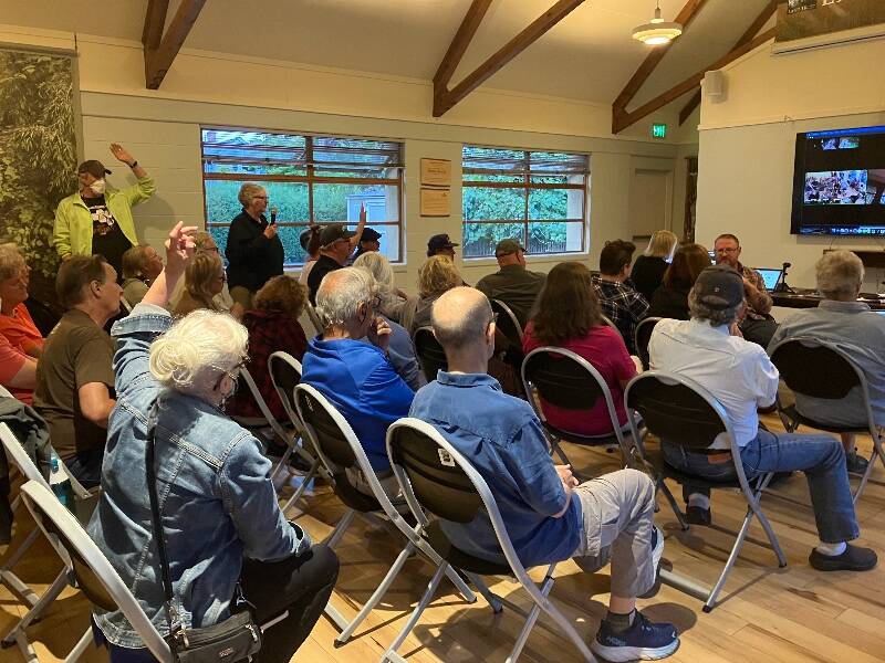 Islanders shared complaints about ferry service at a meeting of Vashon’s Ferry Advisory Committee last week (Elizabeth Shepherd Photo).