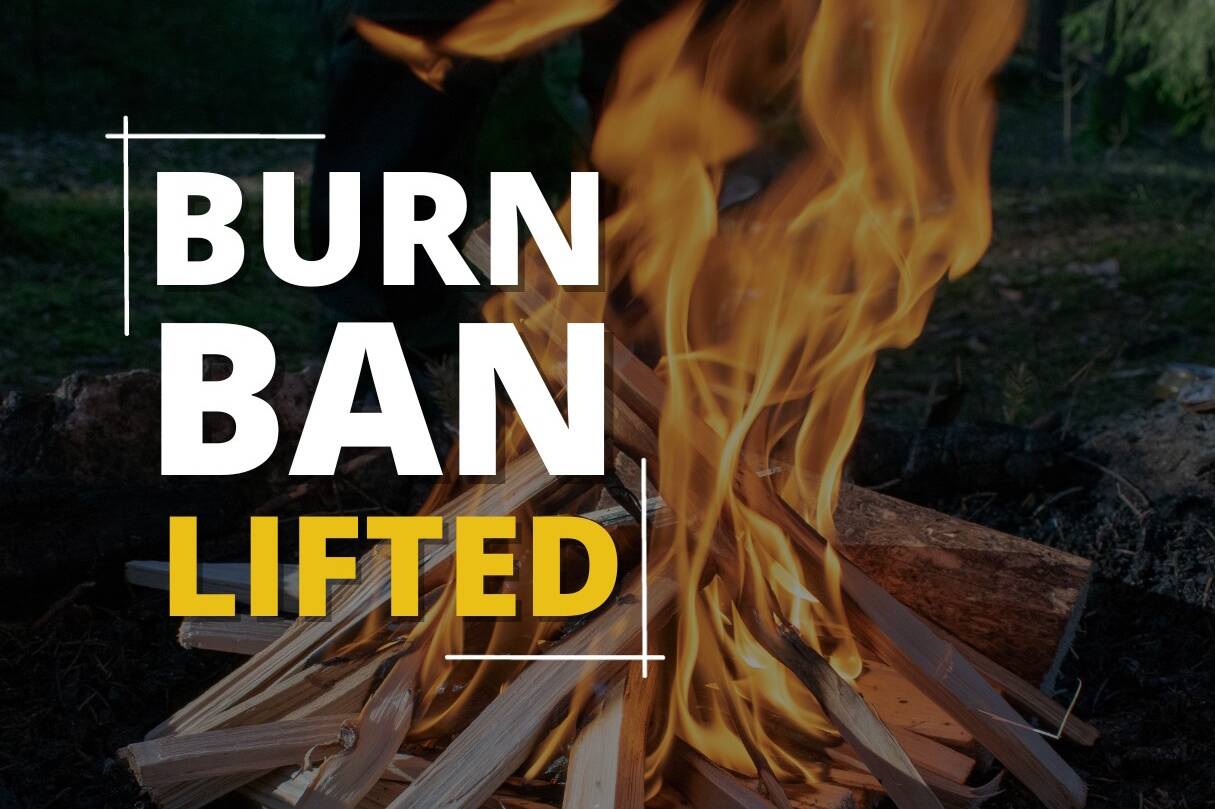 Burn ban lifted VashonMaury Island