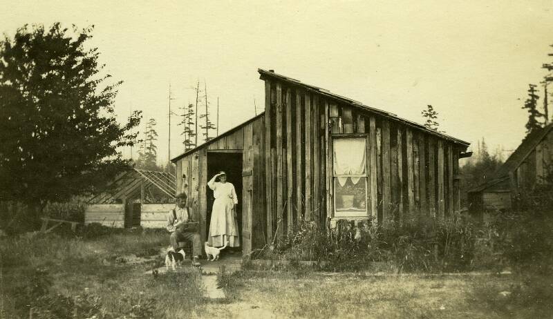 Photo from the Vashon Heritage Museum
The Hamer Farm, around about 1920.