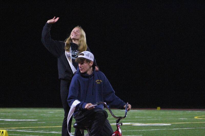 Vashon High School celebrated homecoming Oct. 27 at halftime during the Pirates’ match against Life Christian Academy, which ended in a loss (Alex Bruell Photos).