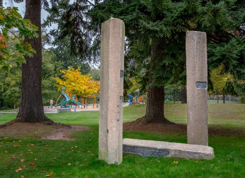 Vashon Vietnam Memorial, Ober Park (Terry Donnelly Photo).