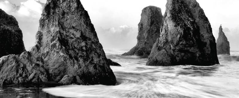 A detail from a John Anderson photograph of Bandon Beach, on the Oregon Coast (Courtesy Photo).