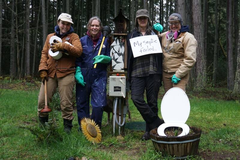 The Septic Sisters, from left to right, are Anne Atwell, Stephanie Begley, Jane Slade and Dione Mazzolini (Courtesy Photo).