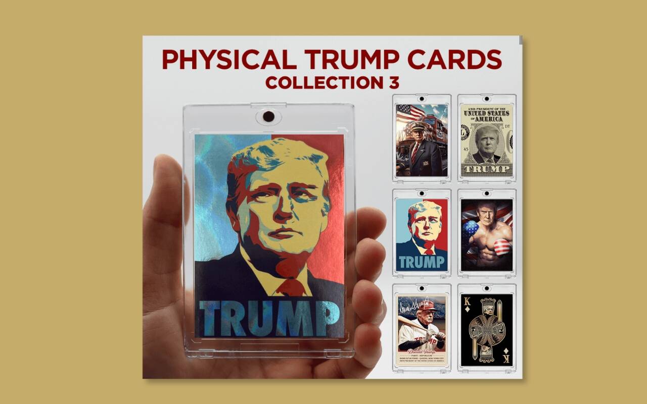 Physical Trump Trading Cards Collection #3 Review: Exclusive Trump 2024 ...