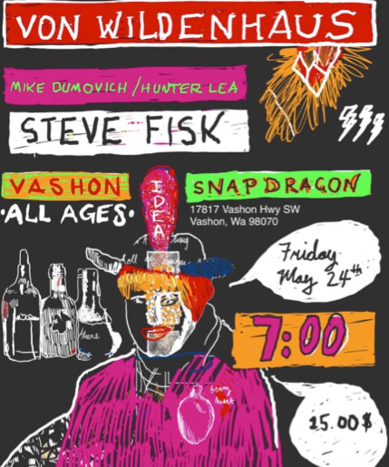 Mike Dumovich’s album release party on May 24, at Snapdragon, will include several collaborators. Doors for the show open at 7; the show starts at 8 p.m. (Courtesy Graphic).