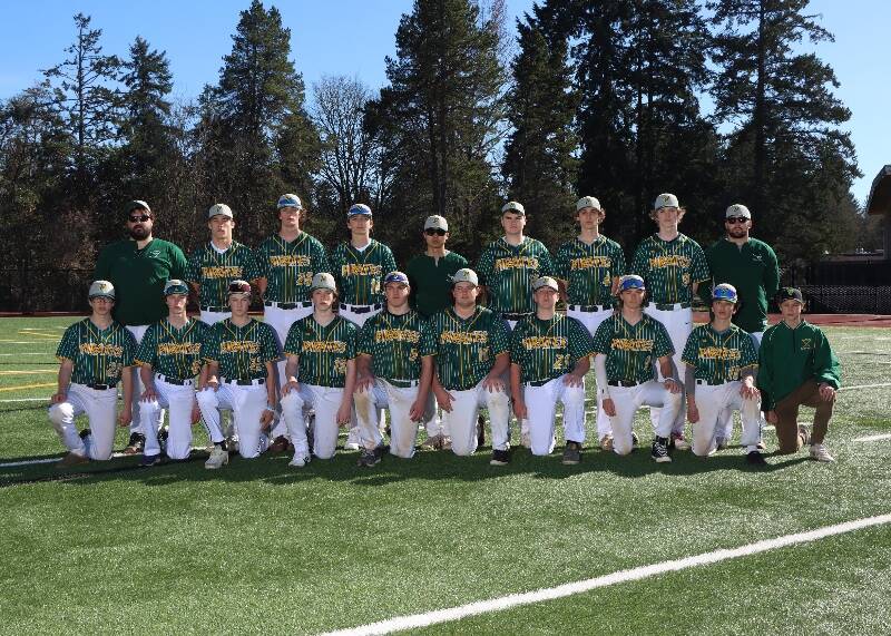 The 2024 Vashon High School baseball team (Photo by Northwest Sports Photography).