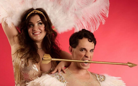 Ernie Shapiro Photo
Caela Bailey, as Venus, and Joel Domenico, as Cupid, in “Venus & the Vixens: Games of Love.”