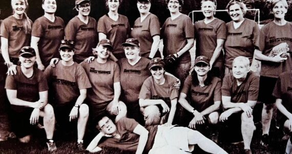 The Hasbian’s women’s softball team of the 1990s represent an early growing population of lesbians and gays on the Island who were quietly out of the closet but not highly visible. (Courtesy photo.)