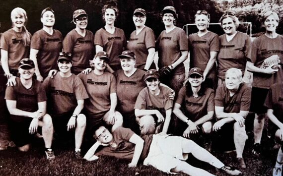The Hasbian’s women’s softball team of the 1990s represent an early growing population of lesbians and gays on the Island who were quietly out of the closet but not highly visible. (Courtesy photo.)