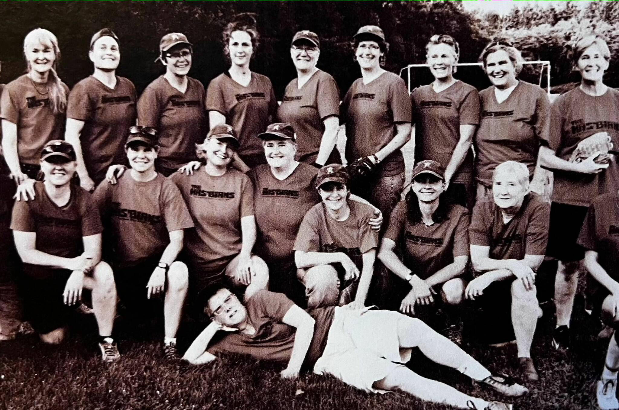 The Hasbian’s women’s softball team of the 1990s represent an early growing population of lesbians and gays on the Island who were quietly out of the closet but not highly visible. (Courtesy photo.)