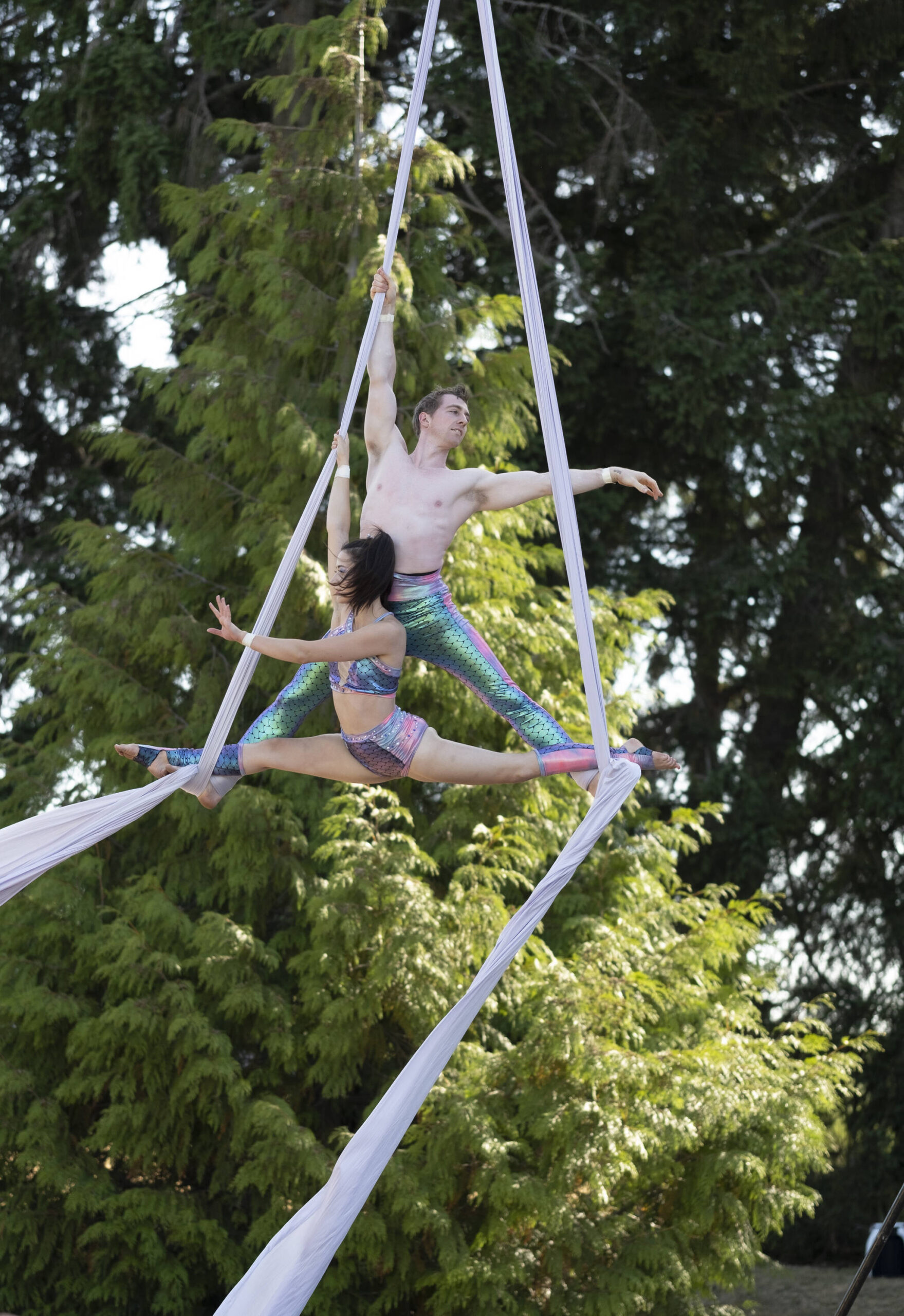 This dazzling act was part of the 2023 Open Air Aerial Festival. (Michelle Bates photo)