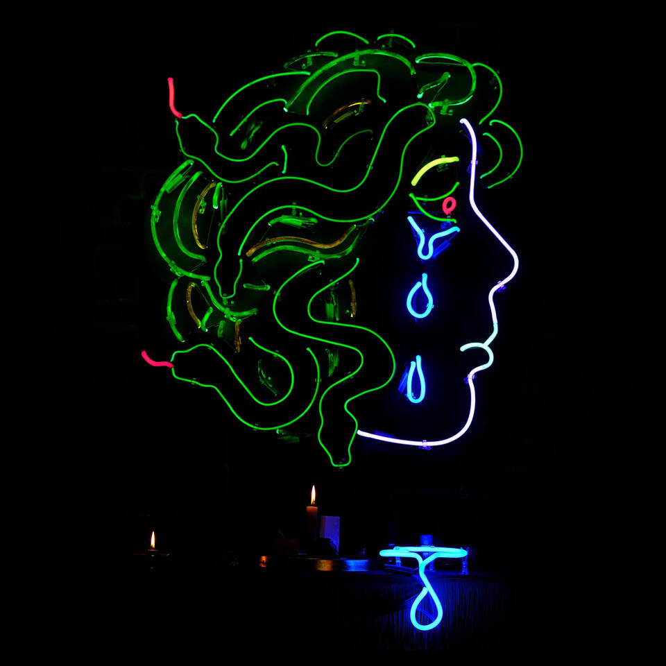 A neon artwork by Alleson Buchanan. (Courtesy photo)