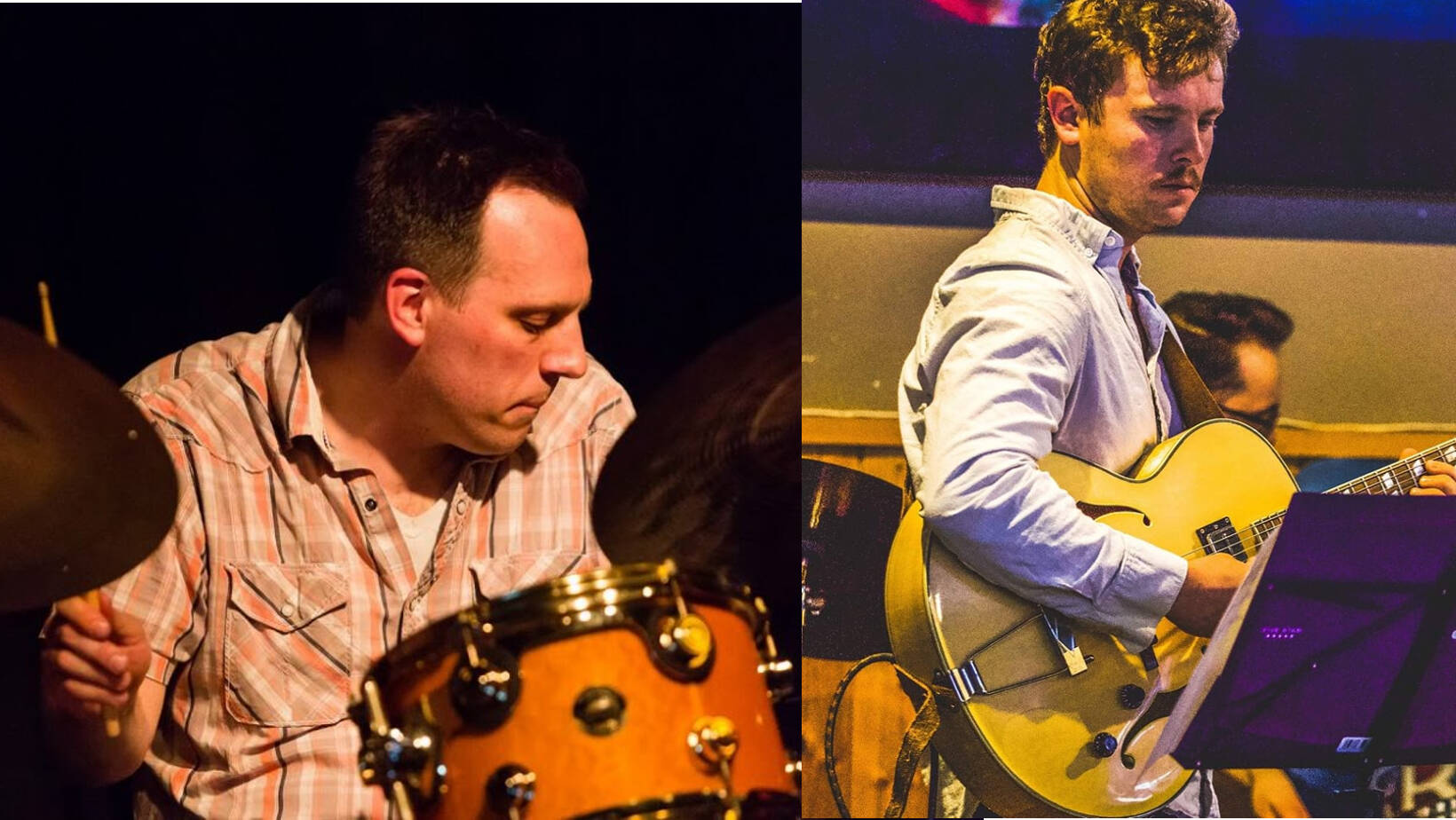 Matt Jorgensen (left) and Martin Budd will be featured players at Jam in the Atrium on Saturday. (Courtesy photos)