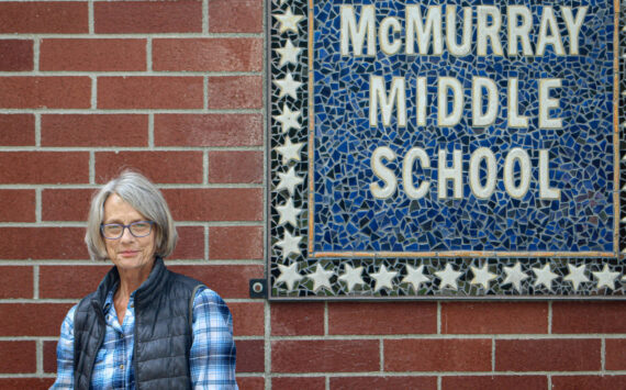 Aspen Anderson photo
Carol Albright is retiring after this school year. She's been a custodian for the Vashon Island School District for 45 years.