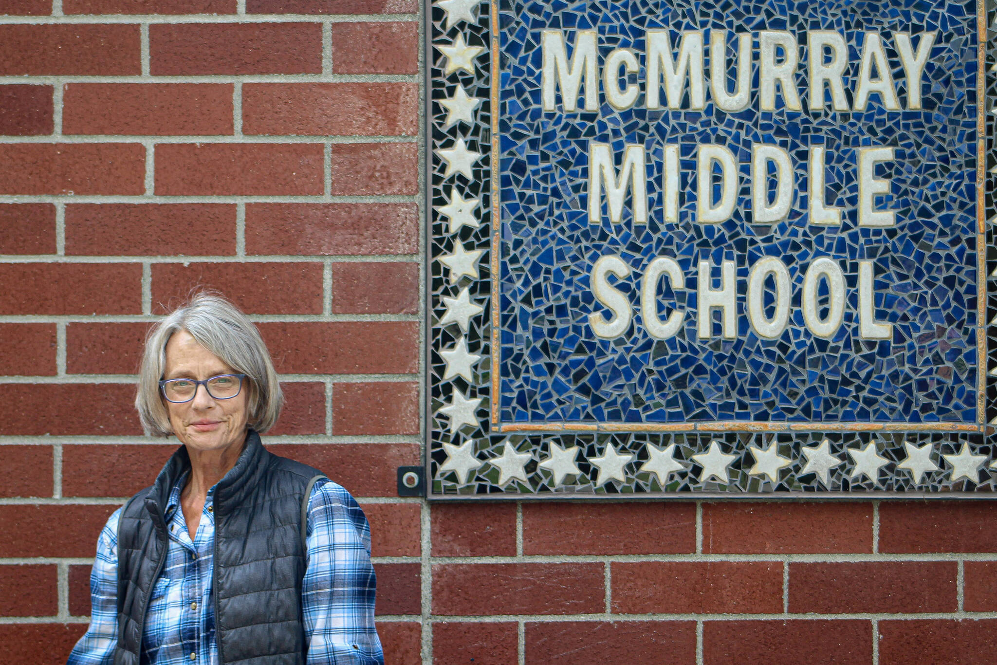 Carol Albright is retiring after this school year. She’s been a custodian for the Vashon Island School District for 45 years. (Aspen Anderson photo)