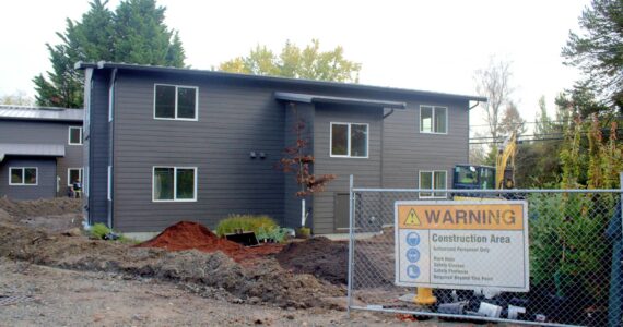 Alex Bruell photo
Island Center Homes, a 40-unit affordable housing development near Vashon Town by Vashon HouseHold, is expected to be completed by this winter.