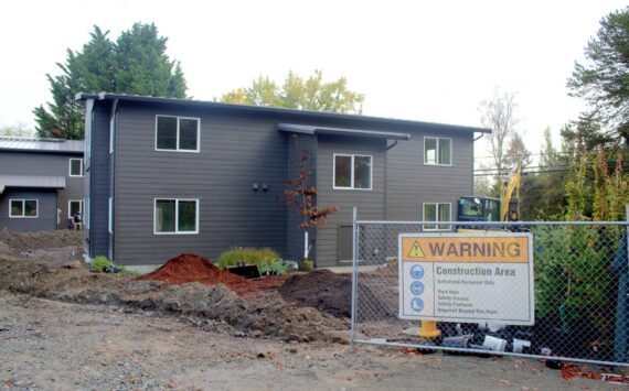 Alex Bruell photo
Island Center Homes, a 40-unit affordable housing development near Vashon Town by Vashon HouseHold, is expected to be completed by this winter.