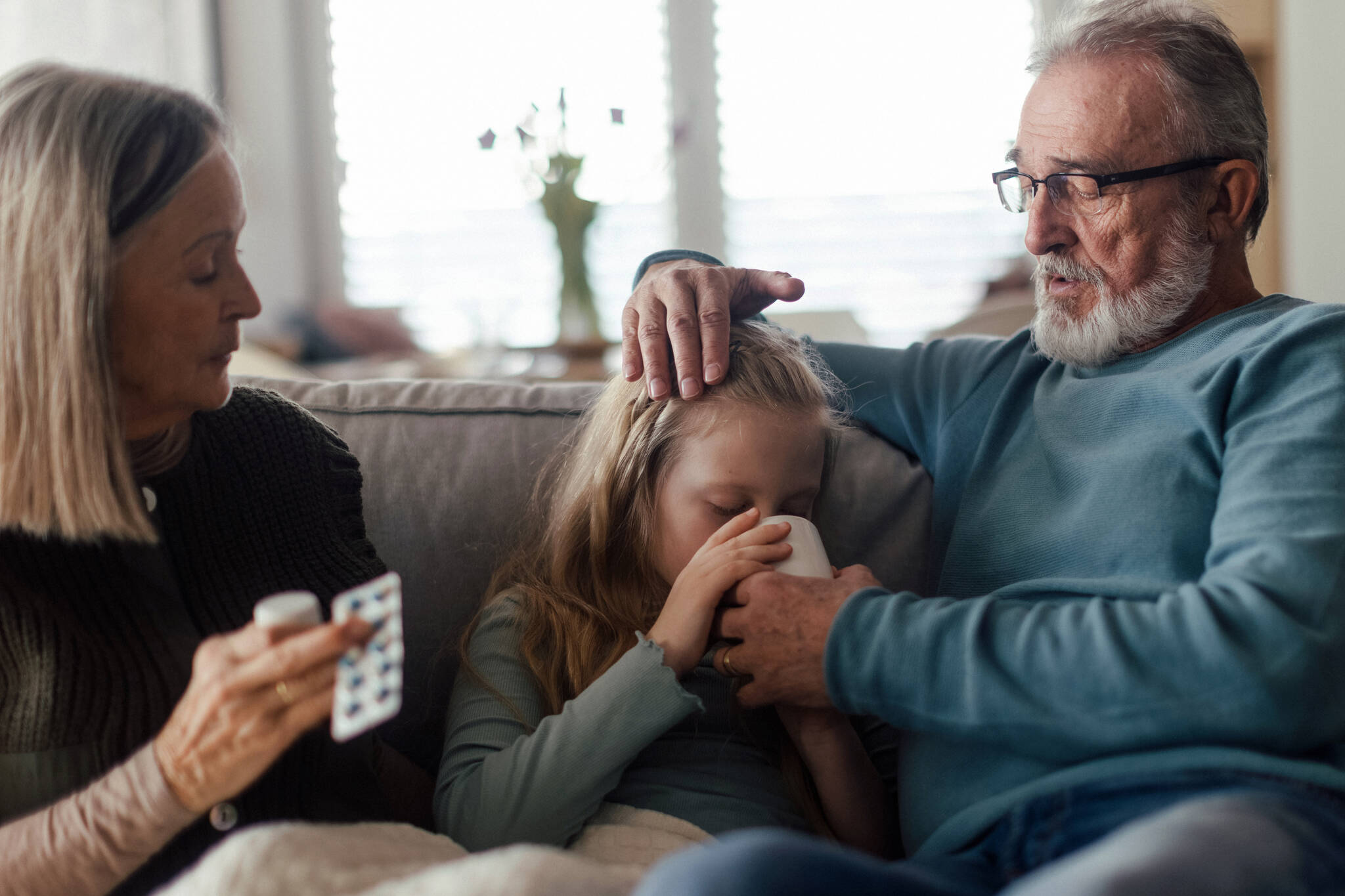 Don’t do this: It’s especially important to think twice about a visit if you will be seeing seniors or folks with compromised immunity. Of course, you don’t want the kids to miss a visit with family elders, but you can help keep loved ones safe by not exposing them to illness. Consider postponing a visit until everyone is healthy. (Courtesy photo)