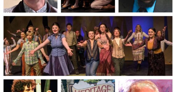 (Top row, left to right) Steffon Moody (Wade Yip Photo), “The Story of Edgar Sawtelle” (Michelle Bates Photo); and Vashon Opera star Errin Brooks. (Middle row) Cast members of “As You Like It” (Jeff Dunnicliff Photo). (Bottom row) Sam Grisham, Gretta Stimson, and “Randy,” a Pam Ingalls portrait.