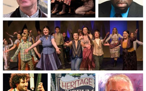 (Top row, left to right) Steffon Moody (Wade Yip Photo), “The Story of Edgar Sawtelle” (Michelle Bates Photo); and Vashon Opera star Errin Brooks. (Middle row) Cast members of “As You Like It” (Jeff Dunnicliff Photo). (Bottom row) Sam Grisham, Gretta Stimson, and “Randy,” a Pam Ingalls portrait.